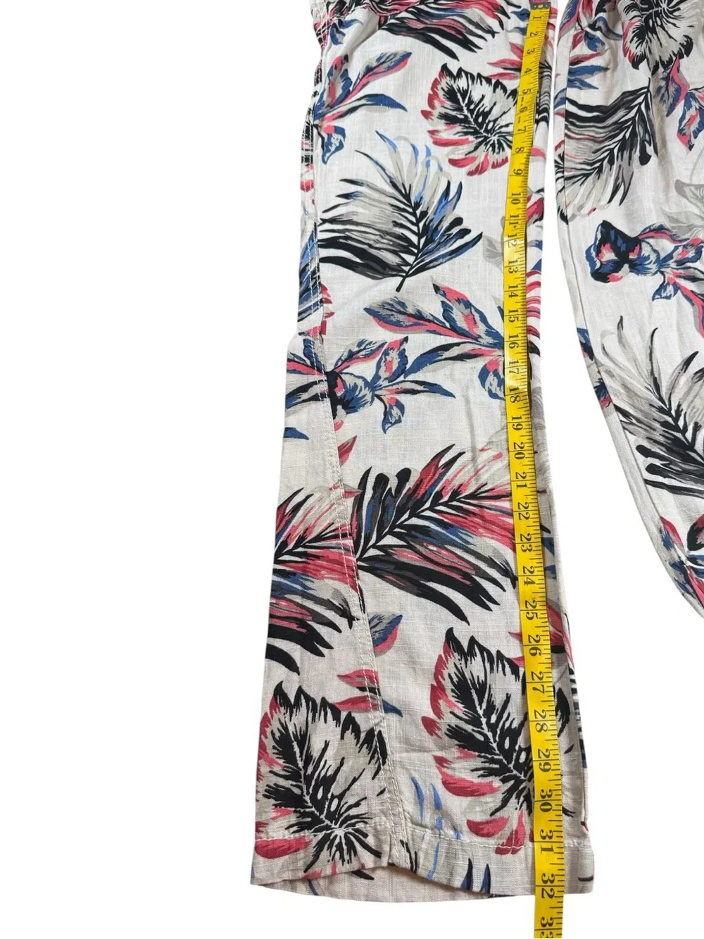 Cali 1850 Tropical Floral Wide Leg Pants Womens Size Small NWT